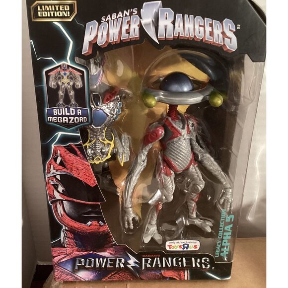Sabans Power Rangers Legacy Alpha 5 Figure Limited Edition Build-A-Megazord Toy - Picture 1 of 4